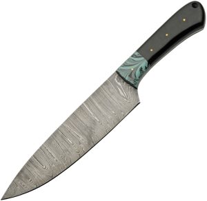 Damascus Hunter Horn/Resin (7.5″)