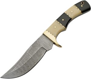 Damascus Hunter Horn/Bone (5″)