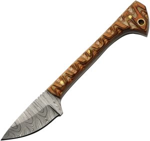 Damascus Prideful Fang Caper (2.63″)