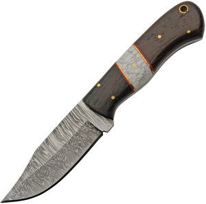 Damascus Hunter White Turquoise (4″)