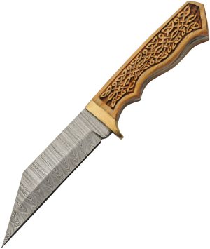 Damascus Celtic Tanto (4.5″)