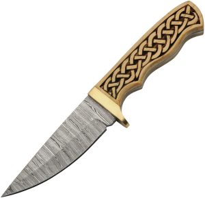 Damascus Celtic Band Hunter (4″)