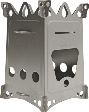 EmberLit FireAnt Camping Stove Titanium