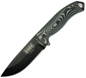 ESEE Model 5 3D Fixed Blade Black (5.25″)