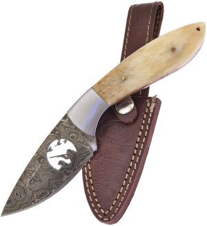 Frost Cutlery Damascus Duck Bowie (3.75″)