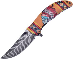 Frost Cutlery Linerlock A/O Yellow (3.5″)