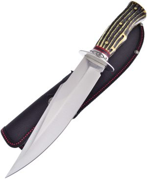 Frost Cutlery Fixed Blade Imitation Stag (7″)