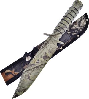 Frost Cutlery Whitetail Bowie Camo (8″)