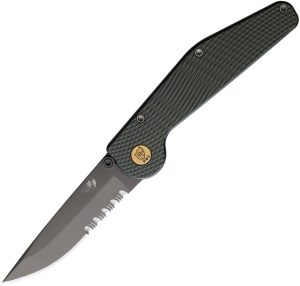 GT KNIVES Auto Button Lock DP Serrated (3.5″)