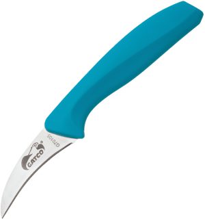 Gatco Curved Paring Knife Teal (2.25″)