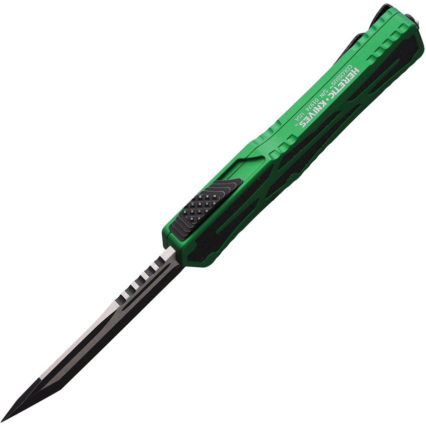 Heretic Knives Auto Colossus Otf Tanto Grn (3.5&Quot;) Heretic Knives Auto Colossus OTF Tanto Grn (3.5")