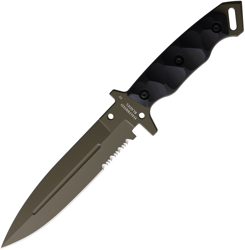 Halfbreed Blades Medium Infantry Knife Od Blk (6.5&Quot;) Halfbreed Blades Medium Infantry Knife OD BLK (6.5")
