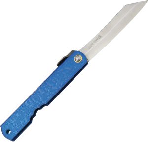Higonokami Mizushibuki Splash Folder Blue