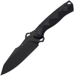 Hydra Knives Hecate II Fixed Blade Black (5″)