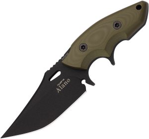 Hydra Knives Alano Fixed Blade Green (4″)