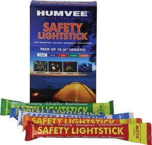 Humvee 6″ Safety Glow Stick 10 Pk