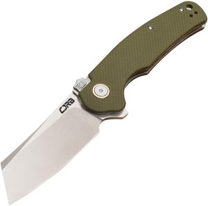 CJRB Crag Linerlock Green (3.75″)