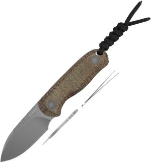 Kizer Cutlery Drop Bear Fixed Blade Mic (2.63″)