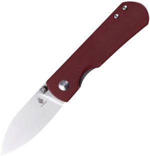 Kizer Cutlery Yorkie Linerlock Red Micarta (2.5″)