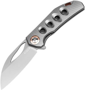Kizer Cutlery Hawk Linerlock Gray Ti (3.5″)