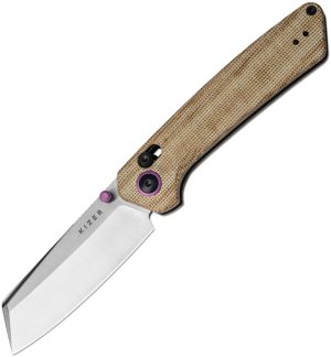 Kizer Cutlery Madrac Clutch Lock Nat Mic (3.13″)
