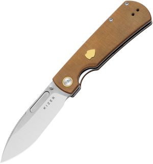 Kizer Cutlery Retro Linerlock Micarta (3.5″)