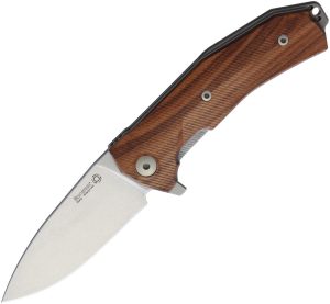 LionSTEEL KUR Linerlock Santos Wood (3.5″)