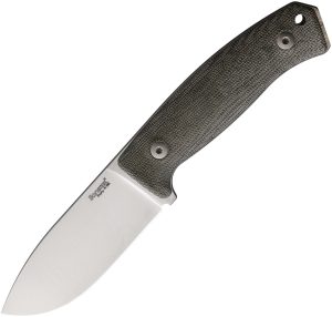 LionSTEEL M2M Fixed Blade Green Canvas (3.5″)