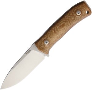 LionSTEEL M4 Fixed Blade Natural Canvas (3.75″)