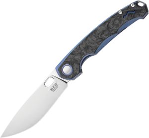 MKM-Maniago Knife Makers Eclipse Framelock Blue/Black (3.25″)