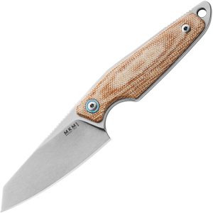 MKM-Maniago Knife Makers Makro 2 Natural Micarta (2.88″)