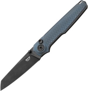 MKM-Maniago Knife Makers Miura Button Lock Gray SW (2.75″)