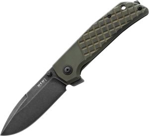 MKM-Maniago Knife Makers Maximo Framelock Ti Green (3.5″)