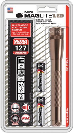 Mag-Lite Mini Maglite LED 2AA Copper