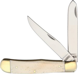 Marbles Trapper White Smooth Bone