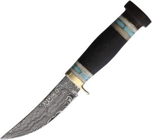 Marbles Hunter Damascus (4.5″)