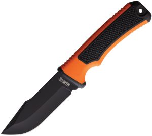 Marbles Fixed Blade Orange Black (4″)