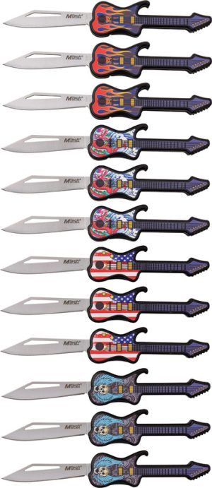 MTech Guitar Framelock Assortment 12 (2.5″)