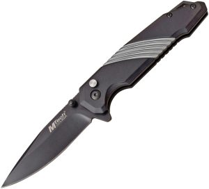 MTech Button Lock Knife Gray (3.5″)