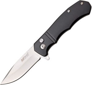 MTech Button Lock Knife Black (2.75″)