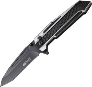 MTech Button Lock Knife Gray (3.5″)