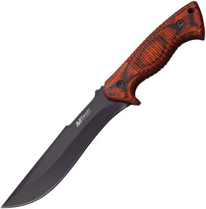 MTech Fixed Blade Brown Pakkawood (6″)