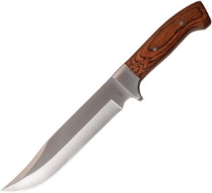 MTech Fixed Blade Knife Brown Pakkawood (7″)