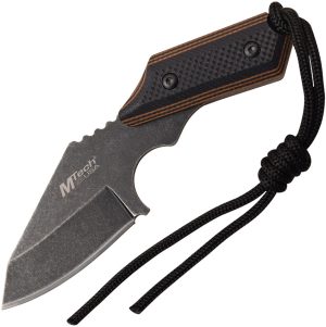 MTech Fixed Blade Knife Black Brown (2.75″)