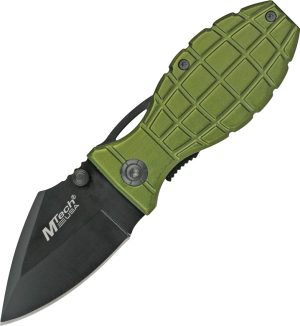 MTech Grenade Linerlock Knife Green (2.5″)