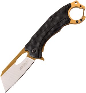 MTech Linerlock A/O Gold/Black (2.5″)