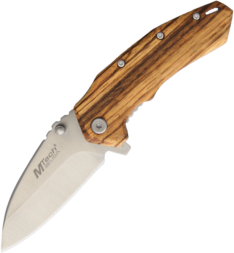 Mtech Linerlock A/O Knife Zebrawood (2.63&Quot;) MTech Linerlock A/O Knife Zebrawood (2.63")