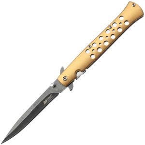 Mtech Linerlock A/O Gold (4″)