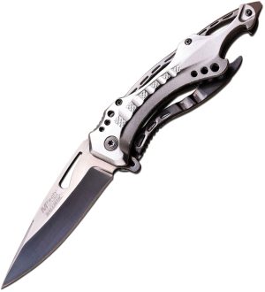MTech Linerlock A/O Silver (3.25″)