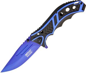 MTech Linerlock Black/Blue A/O (3.63″)